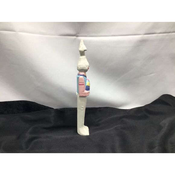 Easter Bunny Rabbit Wooden Pencil Figure Hand Painted 8 Inches Spring Holiday - Picture 6 of 7